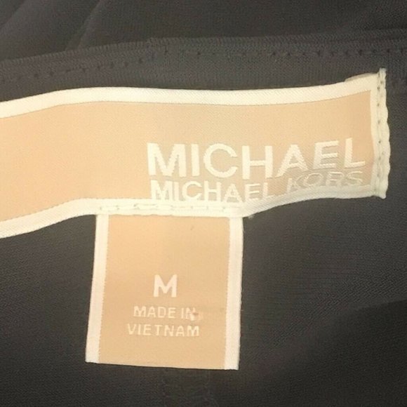 Michael Kors Mini Sheath Dress Black Stretch Sz M - Picture 5 of 7